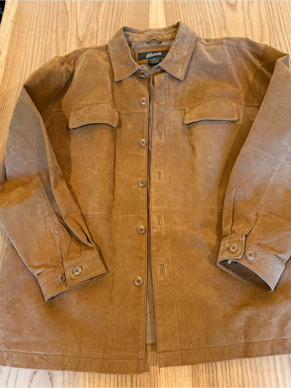 Suade Field Jacket with Chest Flap Pockets